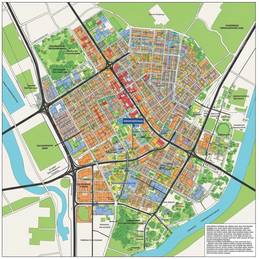 urban planning map